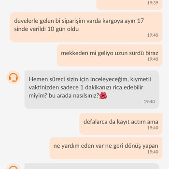 Kaybolan Kargo Ve Umursamaz Müşteri Hizmetleri