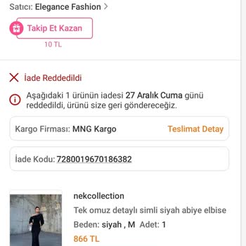 Yanlış Beden Ve Haksız İade Süreci