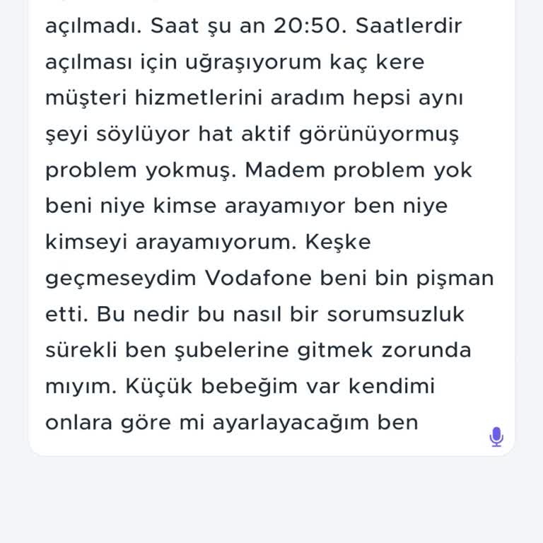 Vodafone Hat Aktivasyonu Sorunu Ve Müşteri Hizmetleri İlgisizliği