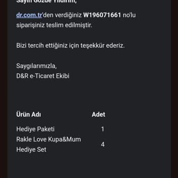 D&R'dan Aldığım Hediye Seti Paramparça Geldi!
