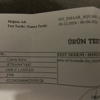 Calvin Klein Çanta Deformasyonu: Müşteri Memnuniyetsizliği Ve İade Talebi