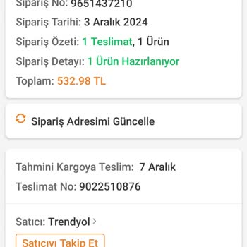 Trendyol'dan Aldığım Ürün Gönderilmedi, Param İade Edilmedi