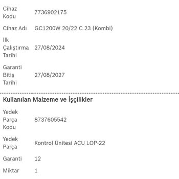 Bozuk Ürün Ve İlgisiz Servis: Bosch Kombi Hayal Kırıklığı