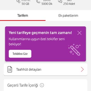 Vodafone'un Yüksek Faturaları Ve Uygun Tarife Bulamama Sorunu