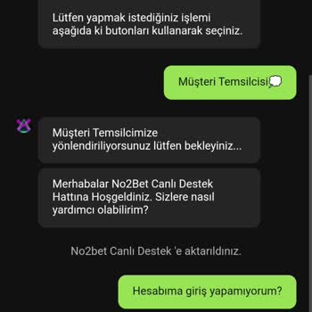 NO2BET Çekim Talebi Engeli Ve Destek Sorunu