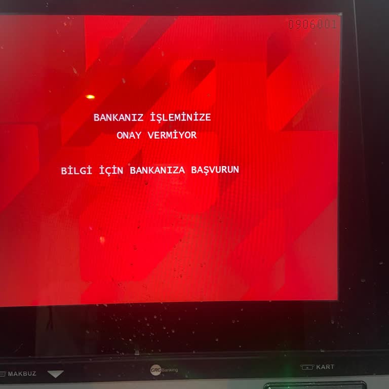 Para Çekme İşleminde Onay Sorunu
