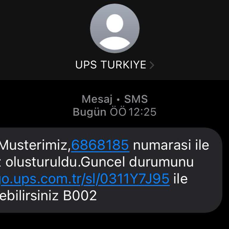 UPS Türkiye Kurye Talebi Ve Müşteri Hizmetleri Mağduriyeti