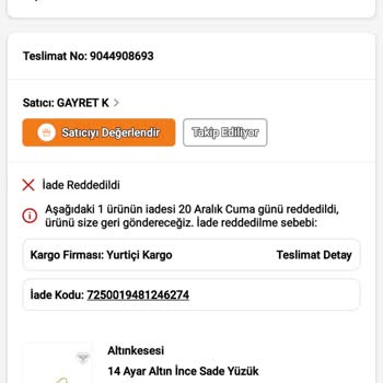 Trendyol'da Kargo Kaybı Ve İade Sorunu
