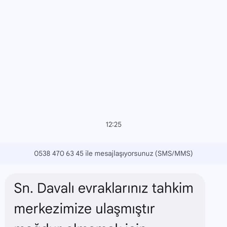 Hukuk Mesajı Şikayeti