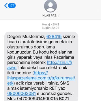 Gece Yarısı Gelen Onay Mesajı Ve Kişisel Veri İhlali