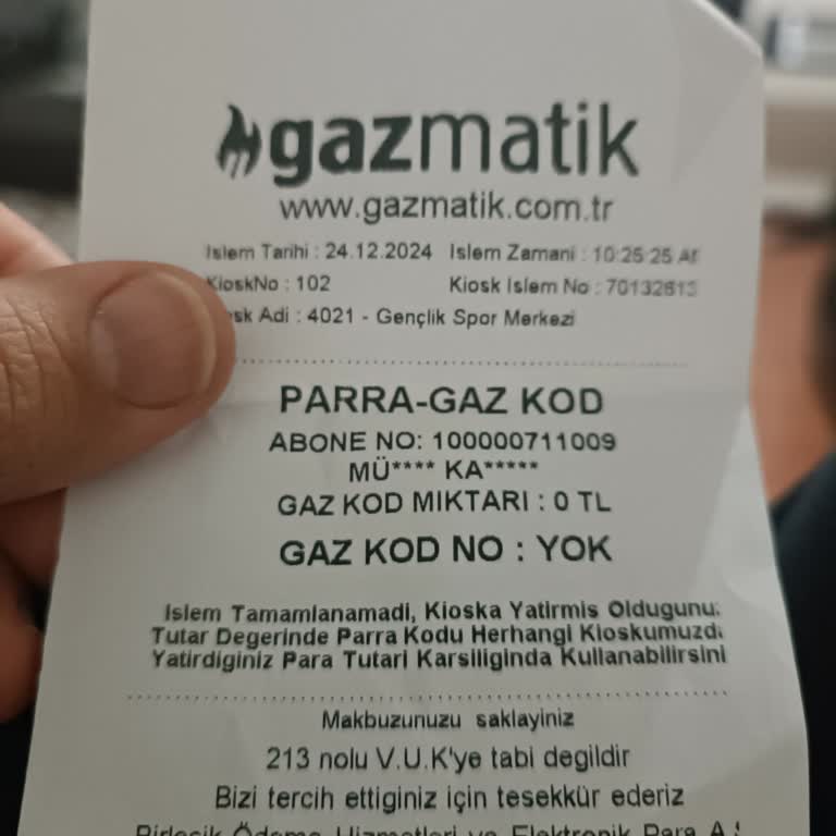 Başkentkart İle Gazmatik'te Dolum Sorunu
