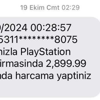 PlayStation Network Üzerinden Bilgim Dışında Yapılan Harcamalar
