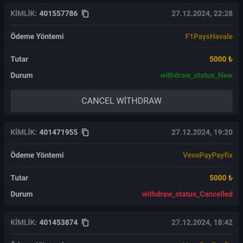 Ödeme Bekleyen Müşteri Şikayeti