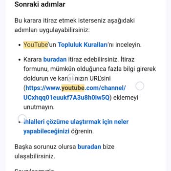 Telif Hakkı İhlali Nedeniyle Kapanan Youtube Kanalıma Çözüm Arıyorum