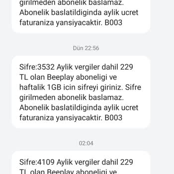 Vodafone Abonelik Sorunu Ve Ücret Kesintileri