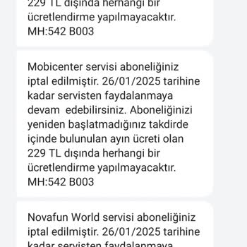 Vodafone Abonelik Sorunu Ve Ücret Kesintileri