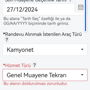 Muayene Randevusu Alamama Sorunu