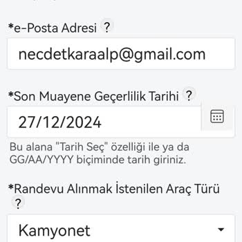 Muayene Randevusu Alamama Sorunu