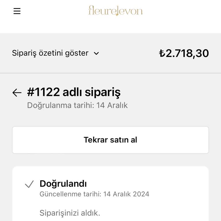 Fleurelevon İletişim Eksikliği Ve Teslimat Sorunu