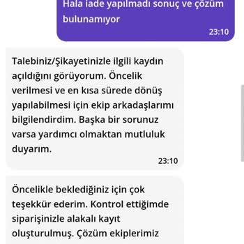 Getir'de Yanlış Sipariş Ve İade Sorunu