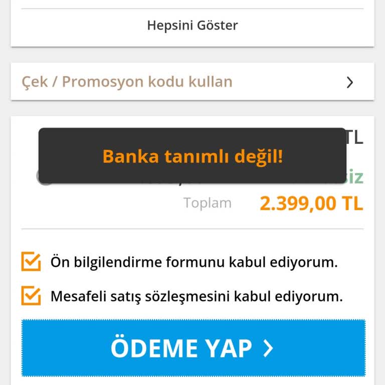 Kart Hatası Yüzünden Alışveriş Yapamıyorum!