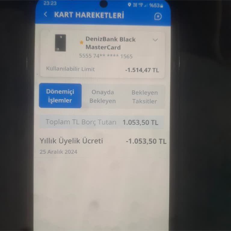 Denizbank Kredi Kartı Ücreti Haksızlığı