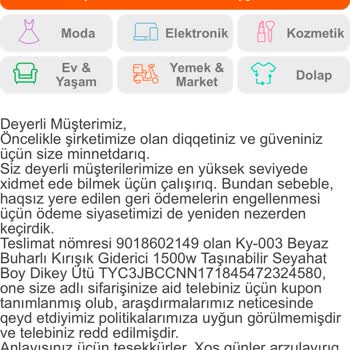 Kırık Parça Ve İlgisiz Satıcı Sorunu