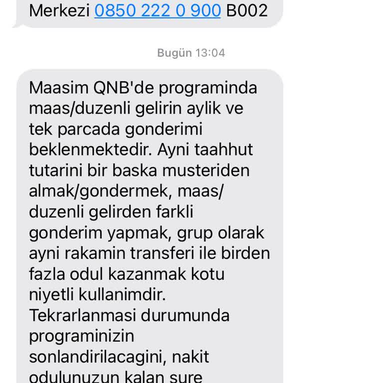 QNB'nin Yanıltıcı Taahhütleri