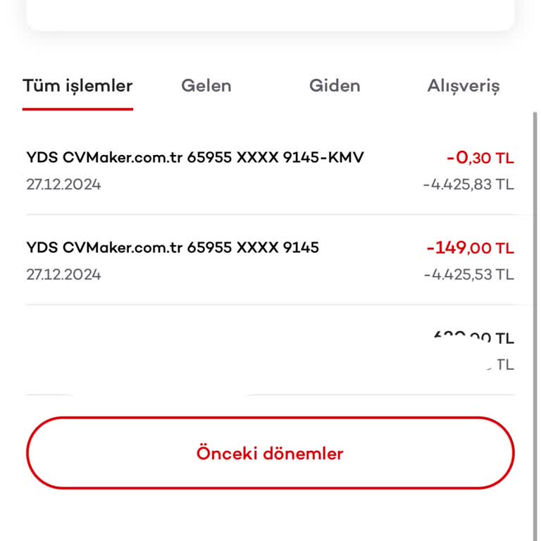 CV Maker'dan Beklenmedik Para Çekimleri