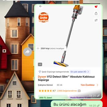 Dyson V12 Süpürge Kampanya Hediyesi Teslim Edilmedi