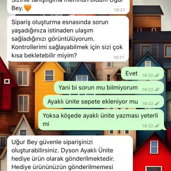 Dyson V12 Ayaklı Ünite Hediyesi Teslim Edilmedi