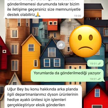 Dyson V12 Ayaklı Ünite Hediyesi Teslim Edilmedi