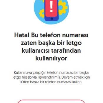 Letgo Hesabında Numara Değişikliği Sorunu