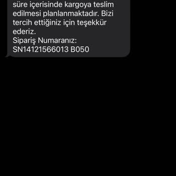 Siparişim Hala Tedarik Aşamasında!