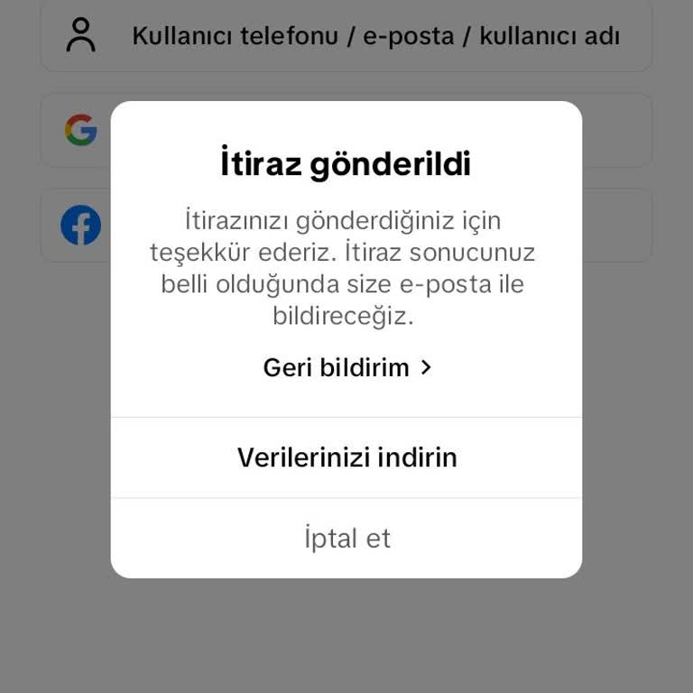 TikTok Hesabım Haksız Yere Askıya Alındı
