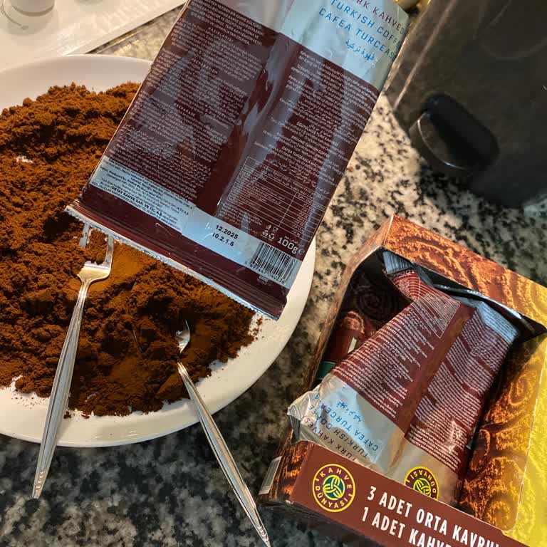 Türk Kahvesinde Şok Edici Beyaz Tortular