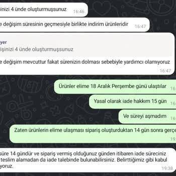 Sipariş Ve İade Sürecinde Yaşanan Sorunlar
