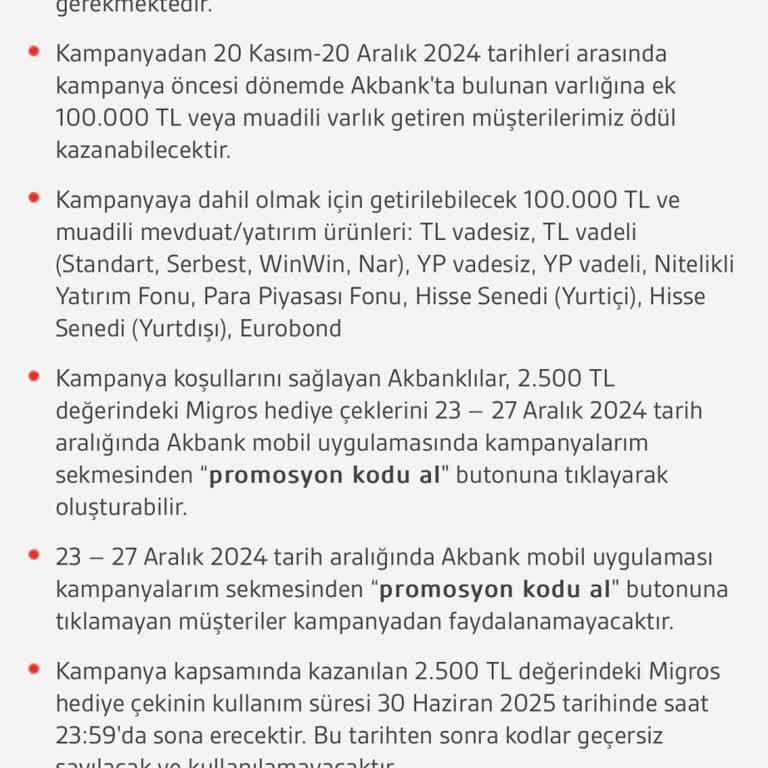 Akbank Hediye Çeki Sorunu
