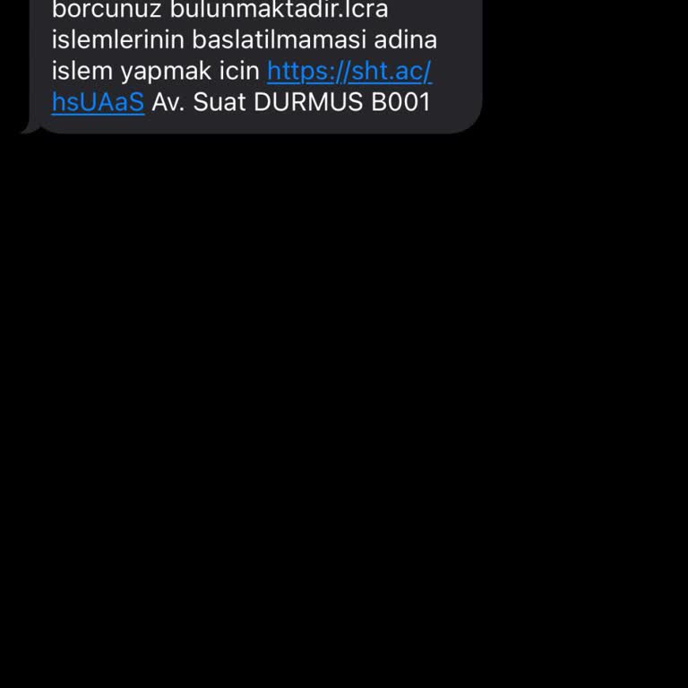 Yanıltıcı HGS Borcu Mesajı