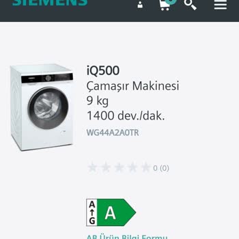Siemens Çamaşır Makinesi Paslanma Sorunu