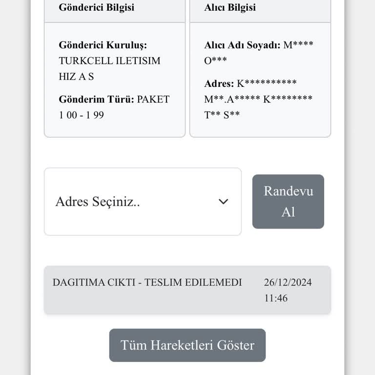 Turkcell Kargo Kabusu: Ulaşılamayan Kurye