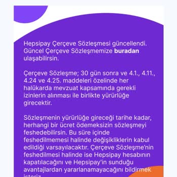 İzinsiz Yapılan Hepsipay Sözleşmesi Sorunu