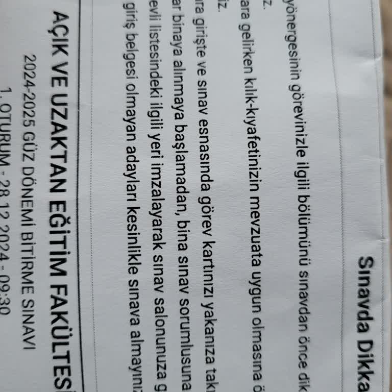 Sınav Görevinde Haksızlık Ve Saygısızlık