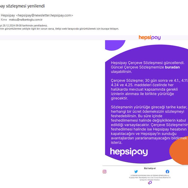 Hepsipay'in Bilgim Dışı Sözleşme Yapması Ve İptal Zorlukları