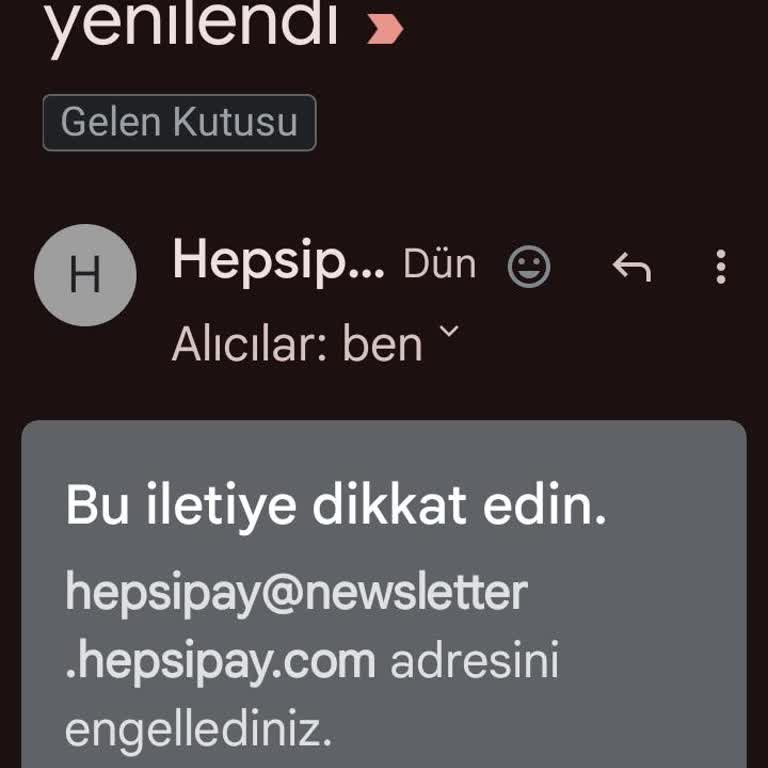 Hepsiburada'da İstenmeyen Üyelik Sorunu