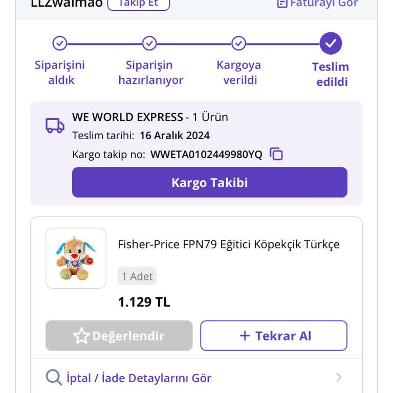 Teslim Edilmeyen Sipariş Ve Belirsiz Çözüm Süreci