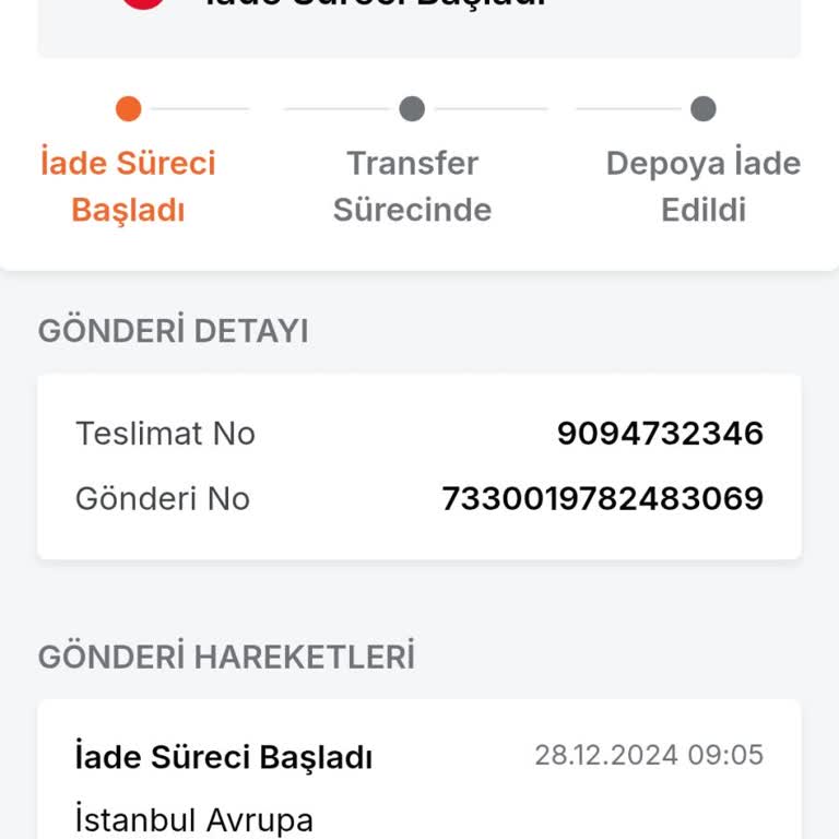 Trendyol Ekspress İle Yaşanan İade Süreci Sorunu