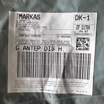 Bozuk Ürün Ve Boş Kargo Poşeti Mağduriyeti