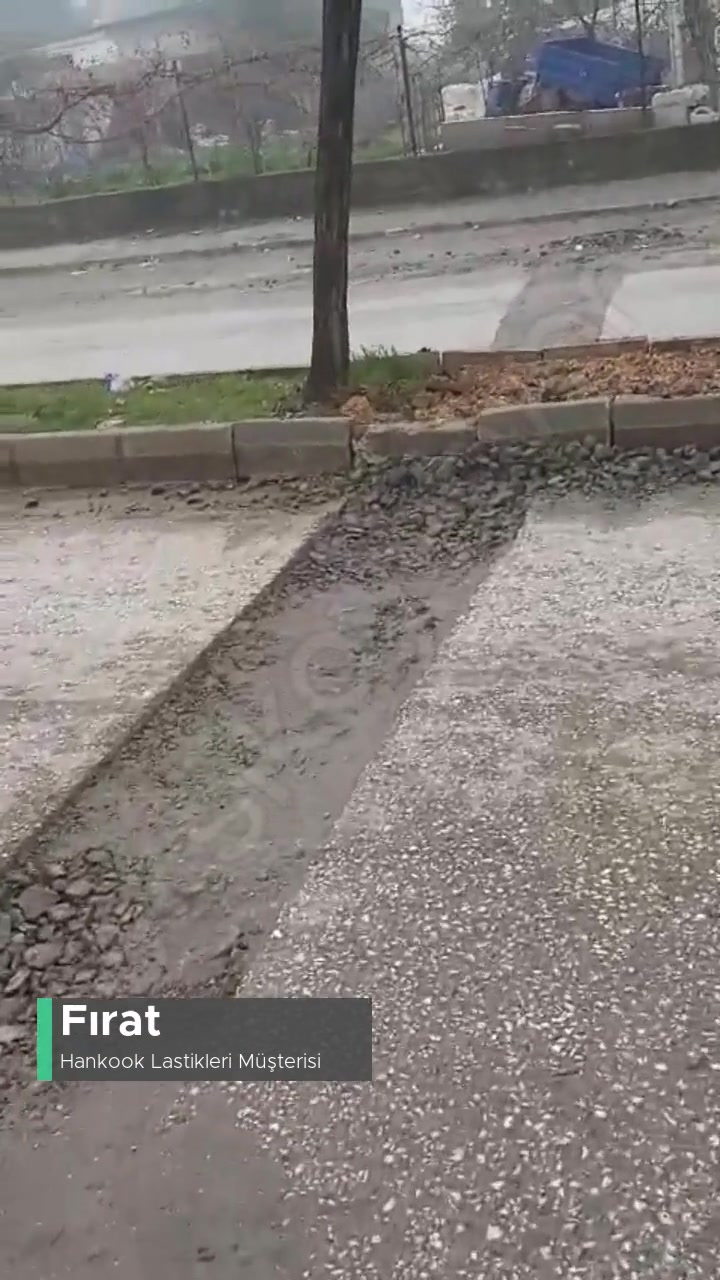 Hankook Lastikleri Hatay Antakya Serinyol Yol Çukuru videonun kapak resmi