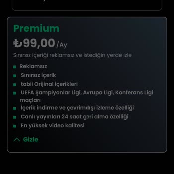 Premium Üyelik Sorunu Ve Yetersiz Müşteri Hizmetleri